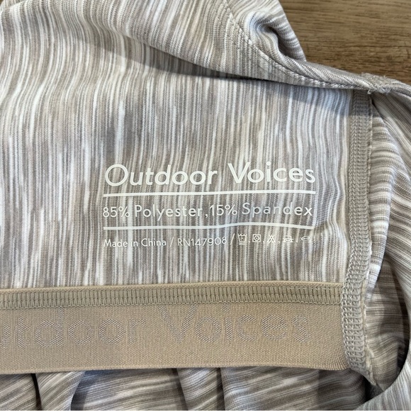 Outdoor Voices•Freeform Unitard Onsie Bodysuit•Grey•Size Large - Picture 4 of 7